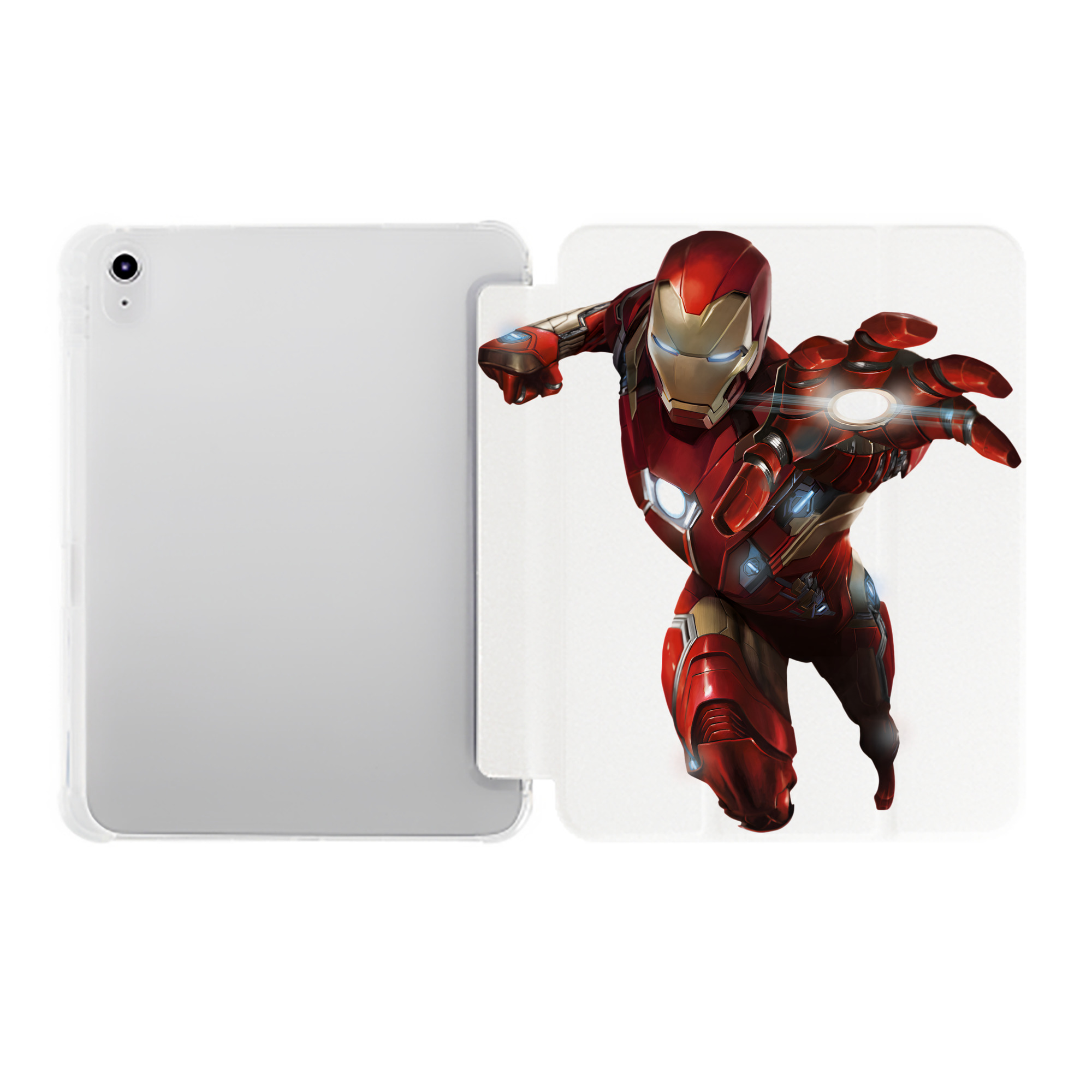 （画像用） アベンジャーズ The Avengers IPad ケース ペン収納付き 三つ折りスタンド PUレザー×シリコン 対応機種9.5/10.5/10.9インチ